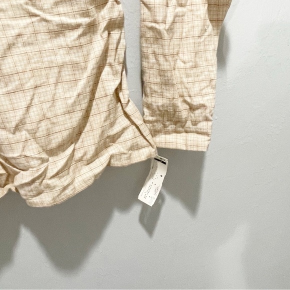 Vintage New With Tags NEIMAN MARCUS GIL AIMBEZ GENRE Women’s Beige Plaid Top 4 - Picture 6 of 8